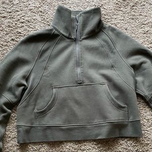 Lululemon Scuba Funnel Neck - carob brown